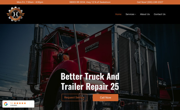 Better Truck and Repair 25: Website by : Christian Sergerie