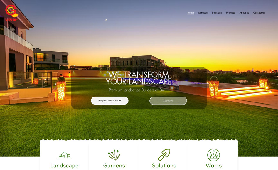 Gardeniascapes: We designed and developed gardeniascapes.com to reflect the brand’s expertise in landscape design and maintenance. The website features a clean, nature-inspired layout, detailed service sections, a visual gallery of completed projects, and an enquiry form. It is fully mobile-optimised and built with SEO best practices to enhance discoverability.