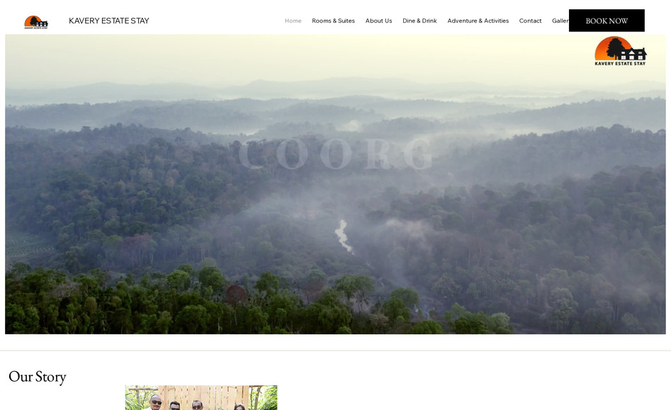 Kavery Estate Stay: Experience nature at its finest with Kavery Estate Stay. We designed a stunning website showcasing serene accommodations, lush greenery, and a seamless booking experience for travelers.