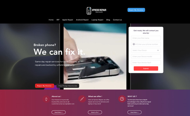 xpressrepair: Adavanced Mobile repair and spare parts sale website