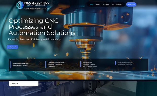 Process Control Solutions, LLC.: Designed logo, website and formulated copy.