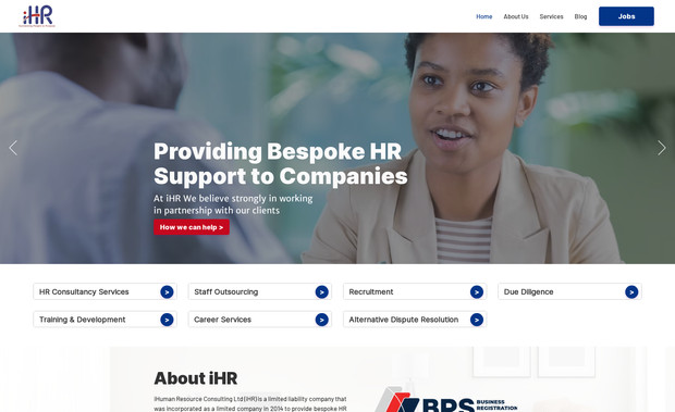 iHuman Resource: Created a job directory site for a start-up company.