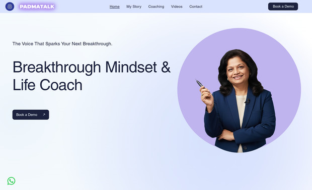 PadmaTalk – Holistic Wellness, Community & Spiritual Insight: Blumdata created a custom Wix website for PadmaTalk (https://www.padmatalk.com/), an engaging online platform dedicated to holistic wellness, spiritual growth, and community enrichment. The website beautifully presents PadmaTalk’s core offerings—transformative coaching programs, insightful blogs on well-being, meditation and mindfulness resources, and avenues for personal empowerment—through intuitive navigation and visually soothing design. With a focus on elevated user experience and clear storytelling, the site enables visitors to explore wellness themes, discover expert guidance, and connect with a like-minded community seeking balance and purpose in life. Responsive across all devices, the platform integrates strategic calls-to-action that facilitate seamless appointment booking, course enrollment, and newsletter engagement, encouraging deeper audience interaction while strengthening brand credibility online. Thoughtfully structured content and visually engaging sections emphasize PadmaTalk’s commitment to clarity, compassion, and lasting impact—making complex ideas accessible to diverse audiences. Blumdata’s implementation of SEO-ready content, intuitive layout, and interactive elements enhances discoverability, supports audience growth, and aligns with the brand’s mission to foster mindful living. This project demonstrates Blumdata’s ability to craft visually appealing, user-focused, and conversion-optimized Wix websites tailored to wellness-oriented businesses