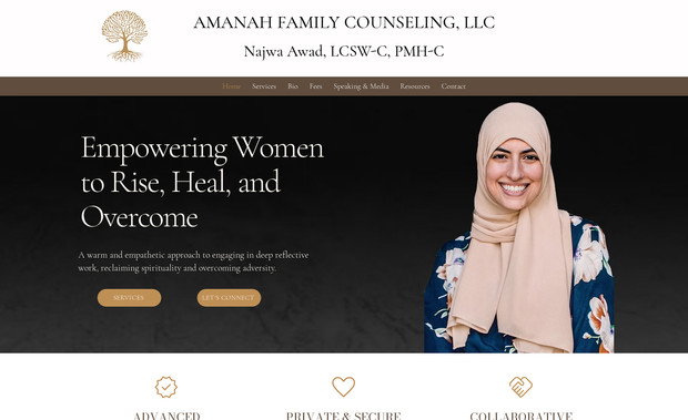 EMDR, Therapy, & Coaching for Women: wix Redesign 