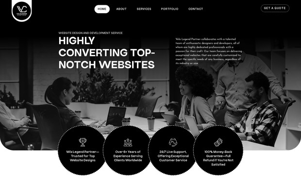 Velo Legend Partner: This is my business website, which I designed and optimized. Currently, I'm working on SEO to help it rank on Google.