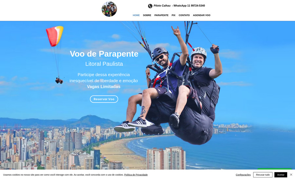Voo de Parapente: undefined