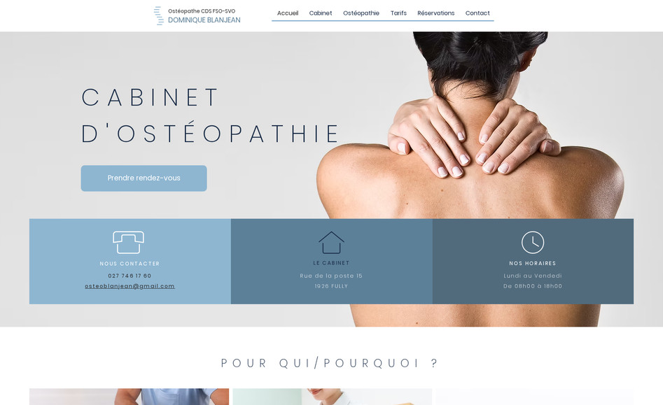 Osteopathie Fully: Site client
