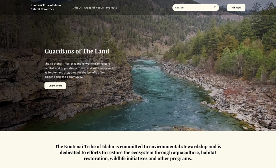 NRKTOI: We designed the website and built it on Wix Studios