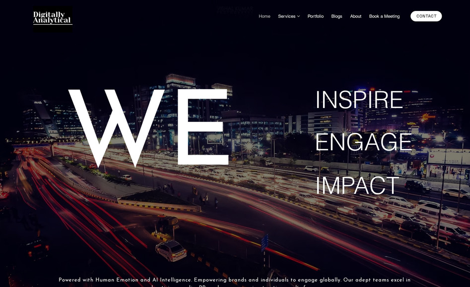 Digitally Analytical: At Digitally Analytical, we don’t just market.
We decode human behavior and translate it into brand breakthroughs.

Rooted in data and shaped by psychology, we are a new-age creative & performance marketing agency that helps brands grow with intent, not impulse. From startups to legacy businesses, we partner with those who want to build something that lasts — brands that don’t just sell, but stand for something.

Whether it’s scaling your paid campaigns, crafting conversion-driven designs, or building storytelling systems that move people — every action we take is driven by insight, emotion, and measurable impact.