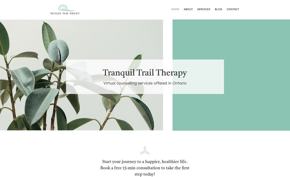 Tranqill Therapy: The Tranquil Trail Therapy website offers information about mental health and wellness services, including counseling and therapy options. It highlights the therapist’s approach, specialties, and contact details. Designed to provide a calming, user-friendly experience, the site aims to connect clients with supportive, personalized care for mental well-being.
