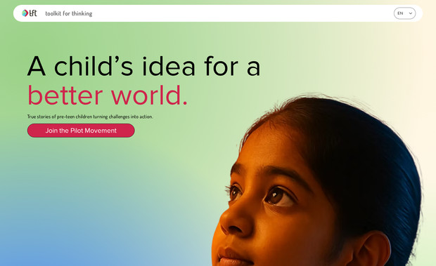 TFTGlobal: Landing page for non profit organisation. 