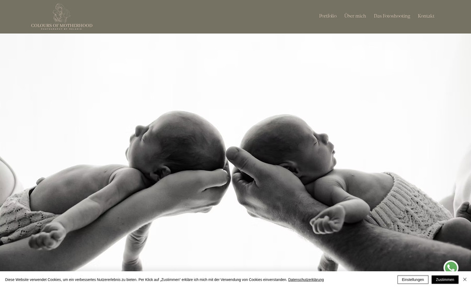 coloursofmotherhood: Ein liebevoll gestaltetes und zeitloses Design für eine Familienfotografin, die sich auf gefühlvolle Dokumentarfotografie spezialisiert hat und für Fotoshootings und Abenteuer rund um Salzburg und Umgebung zur Verfügung steht. 