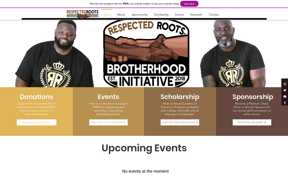 Respected Root's Brotherhood Initiative: Truesdale and Associates, LLC designed and built the Respected Root's Brotherhood Initiative website. As part of the completion and handoff of the website, we trained the team on how to manage it. Also, as is our policy, we provide continuous customer support to the Respected Roots team.