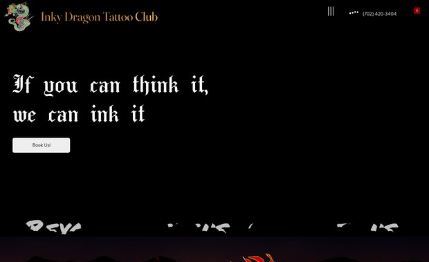 Inky Dragon Tattoo: undefined