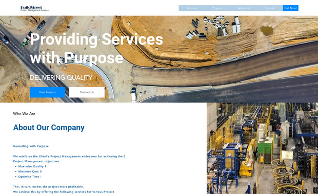 Build Street 2024: 
About Build Street Project Management Services
We reinforce the Client’s Project Management endeavour for achieving the 3 Project Management objectives.

​

Maximise Quality ⬆

Minimise Cost ⬇

Optimise Time ⏳

 

This, in turn, makes the project more profitable. We achieve this by offering the following services for various Project management functions.

​

Value Engineering

Audits

Planning

Monitoring