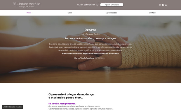 psicologia: Site corporativo serviços Psicologia + SEO