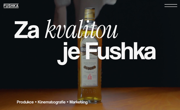 FUSHKA PICTURES: Production, Cinematography & Marketing, Czechia - Web Design