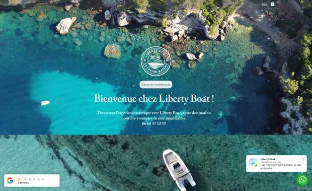 LIBERTYBOAT : Location Bateaux privées Cannes French Riviera.