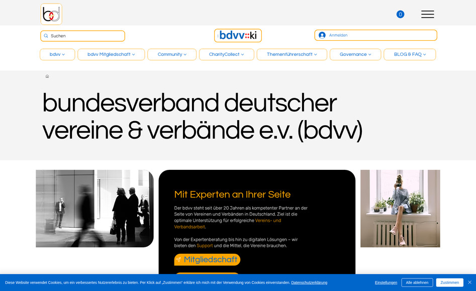 bdvv Webseite: Mit dauerhafter Omnipräsenz in den TOP 5 , trumpft der bundesverband deutscher vereine & verbände in den Suchmaschinen,  wenn nach Vereinen und Verbänden gefragt wird. Nicht zuletzt eine bdvv-Mitgliedschaft neben vielen Leistungen auch die Reputation steigert. Mit einer innovativen und fairen Beitragsordnung und einer eigenen Gruppenpräsenz in der bdvv-Community outet sich der bdvv als Musterverein.
