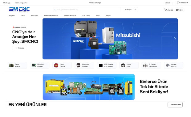 SMCNC Makina: SMCNC Makina e-Commerce Website