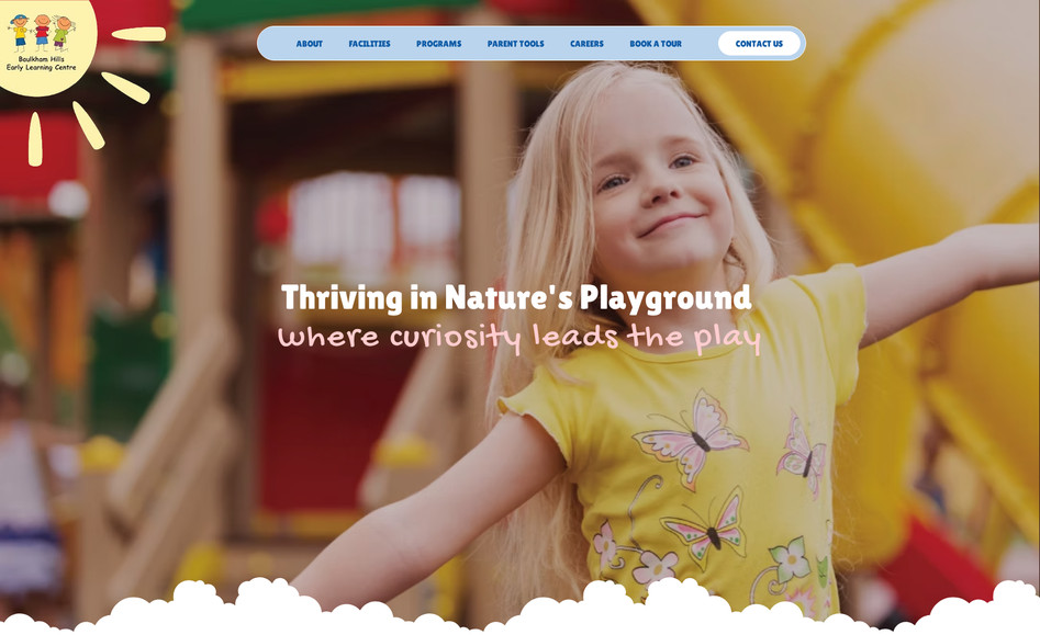 Baulkham Hills Early: For Baulkham Hills Early Learning Centre, we created a warm, family-friendly website that communicates trust and professionalism. We designed and developed a responsive site that reflects the centre’s nurturing environment, while also focusing on local SEO to attract families in the area. From thoughtful content to clear calls-to-action, every element was built to support enrolments and build community connection.