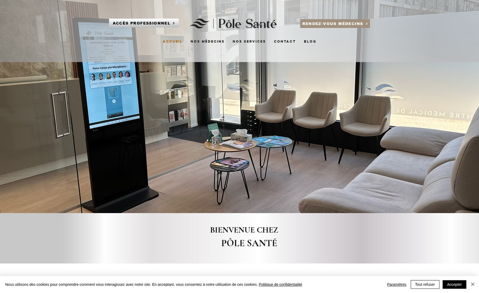 PÔLE SANTÉ: CONCEPTION & WEBDESIGN