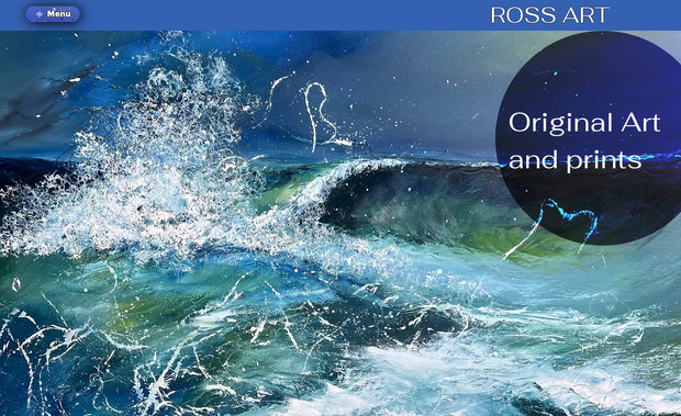 Ross-Art: Client has a fantastic portfolio of amazing art.  The site showcases the work but also sells through original pieces plus drop shipping