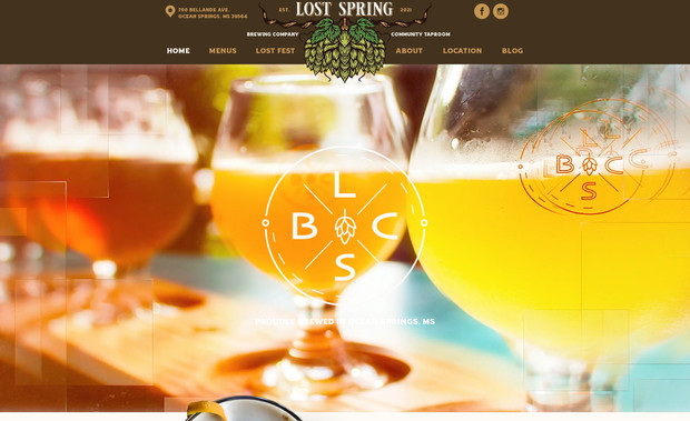 LOST SPRING: Bright, spirited, and community-rooted — Lost Spring Brewing Co. now has a digital home that feels like your favorite local taproom. Midnight Boheme layered rich imagery of craft beer, cocktails, live music, and gathering moments with clean layouts and bold headers to evoke both energy and warmth. Navigation leads you seamlessly from menus (beer, wine, cocktails) to events, rentals, and the story behind the brewery, while atmospheric lighting and visual cues tie everything together. The site doesn’t just present Lost Spring — it invites you to walk in, stay awhile, and be part of the experience.
