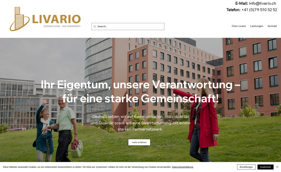 Livario: Wir haben das gesamte Corporate Design und die digitale Präsenz unseres Kunden erfolgreich umgesetzt. Dazu gehören:

Logo & Branding: Entwicklung eines ansprechenden und markenkonformen Logos.
Website: Gestaltung und Umsetzung der gesamten Website inklusive Seitenstruktur, Navigation und Verlinkungen.
Content & Blog: Erstellung hochwertiger Inhalte sowie professioneller Blogbeiträge.
Technische Einrichtung: Verbindung der Domain, E-Mail-Konfiguration und Integration relevanter Tools.
Druckmedien: Gestaltung und Produktion hochwertiger Visitenkarten.
Multimedia: Erstellung und Bearbeitung von Videos zur Markenpräsentation.
Mit diesem umfassenden Service haben wir eine professionelle, konsistente und wirkungsvolle Markenpräsenz geschaffen.