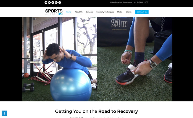 Sports Rehab LA | Sports Medicine & Injury Recovery Website: Sports Rehab LA, the #1 premier sports injury recovery & prevention center in Los Angeles with locations in Encino and Beverly Hills, serves patients of all ages and levels—from elite athletes and Division 1 prospects to NBA, NFL, and MLB players, MMA fighters, top celebrities, Pro Bowlers, All-Stars, and future Hall of Famers. Their old website lacked modern design, SEO, and booking functionality, limiting patient engagement and visibility.

Xtolia delivered a sleek, mobile-responsive Wix web design tailored for sports medicine providers, integrating streamlined navigation, a patient-focused booking system, and keyword-rich SEO for physical therapy and sports rehabilitation services. The redesign improved site performance, boosted search rankings, strengthened brand authority, and drove a surge of new patient inquiries across both locations. Website designed & SEO by Xtolia Inc.