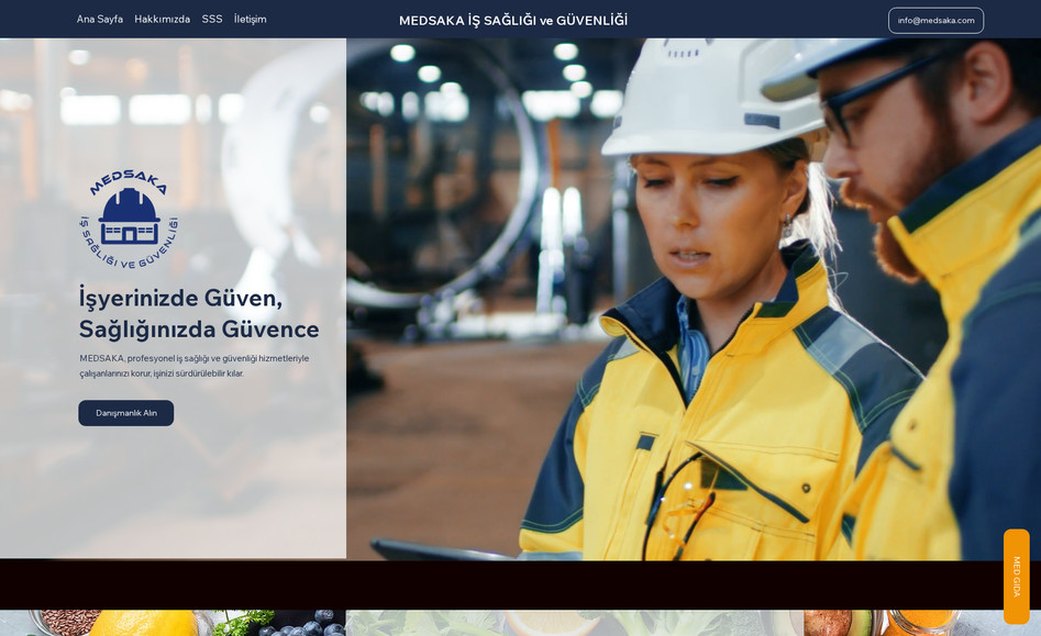 Medsaka İş Sağlığı ve Güvenliği: Medsaka İş Sağlığı ve Güvenliği Kurumsal web sitesini yayına almış olmanın mutluluğunu yaşıyoruz.