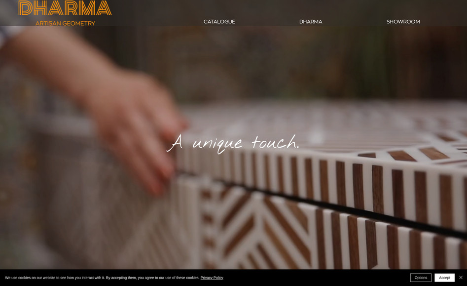 DHARMA: Diseño web + ecommerce