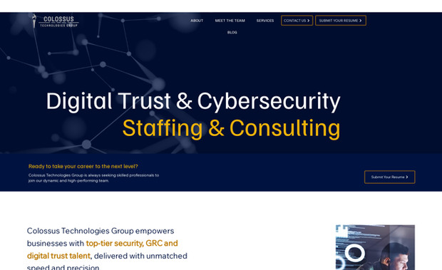 Colossus: Cybersecurity Tech Website
