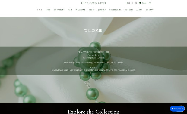 The Green Pearl : A very exciting E-Commerce design was done by our very experienced designers. The design is unique and the filtration style of the website makes it very user friendly.