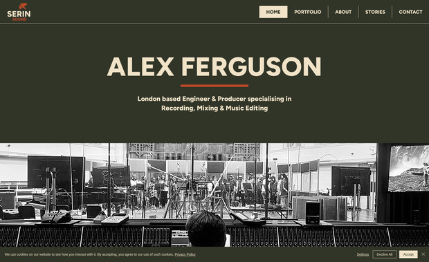 Serin Sound: Website Fixes and Logo Design