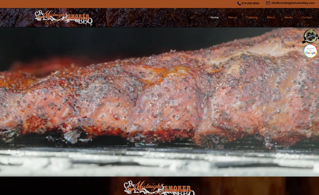 Midnight Smoker BBQ: CR Midnight Smoker BBQ, a well-loved barbecue restaurant in Cedar Rapids, Iowa, recently moved into a new location and asked us to rebuild the website we originally created for them three years ago. With the move came the perfect opportunity to give their online presence a fresh look that reflects the energy of their new space and the flavor of their food.

By leveraging the latest Wix tools and collaborating with our videographer, we developed a visually engaging website that highlights their mouthwatering BBQ dishes while improving usability. The redesign has not only boosted conversions but also increased the average time visitors spend on the site. The new layout showcases their menu, story, and atmosphere in a way that helps reinforce why CR Midnight Smoker BBQ is considered one of the top barbecue destinations in Iowa.