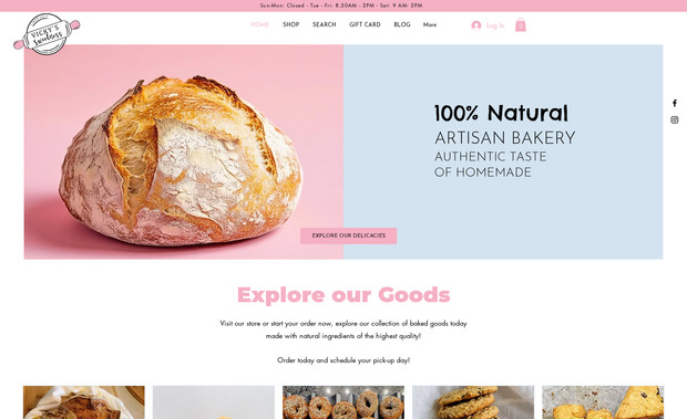 Vicky's Sweetness: Vicky's Sweetness is a cottage bakery that serves the local community with a number of freshly baked goods that use whole ingredients. 