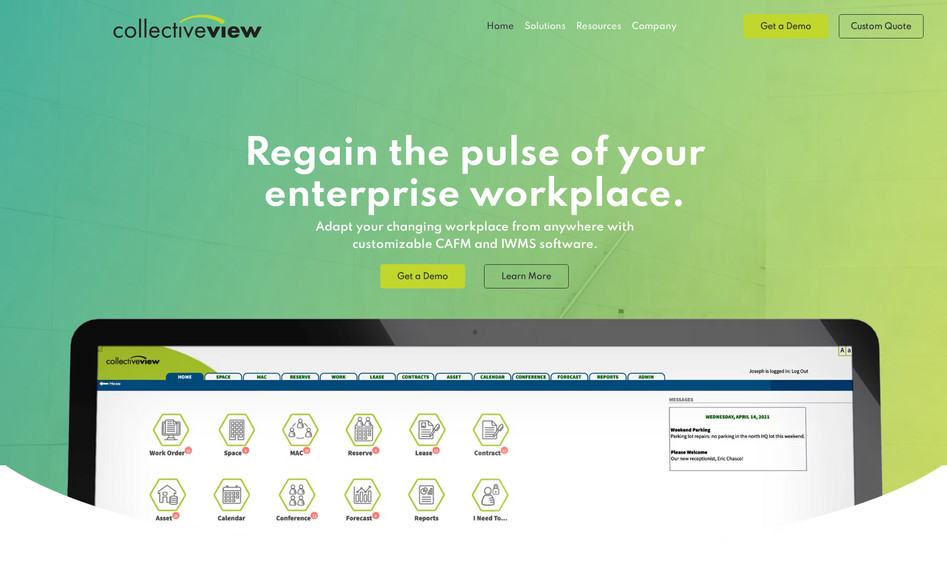 Collectiveview: Regaining the pulse of the enterprise workplace in Editor X.