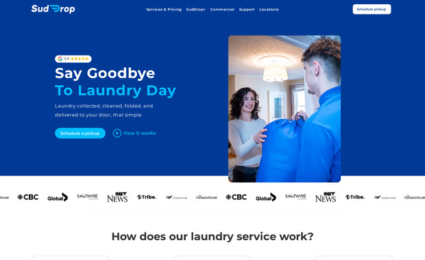 SudDrop Laundry Services: 