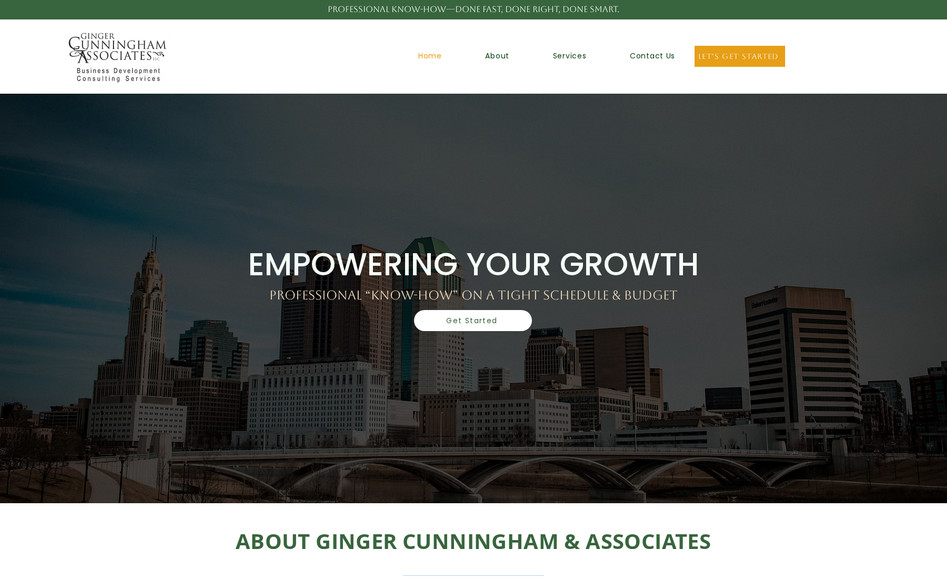 Ginger Cunningham & Associates: Contruction Development Firm