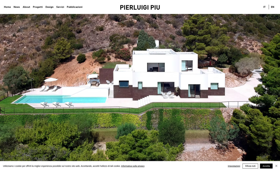 Pierluigi Piu Architetto: Pierluigi Piu si distingue nel mondo della progettazione per le sue creazioni caratterizzate da ricercate allusioni al genius loci. La sua abilità nel dare vita a spazi memorabili è riconosciuta e premiata in molti paesi del mondo, che mostrano un costante interesse verso le sue realizzazioni architettoniche.


