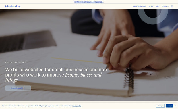 JWHITE BRANDING: Website design & brand identity development | CA