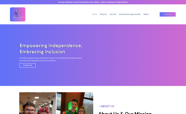 Atlantis Residential Support Services: Designed on Figma. Developed using Wix Studio. :)