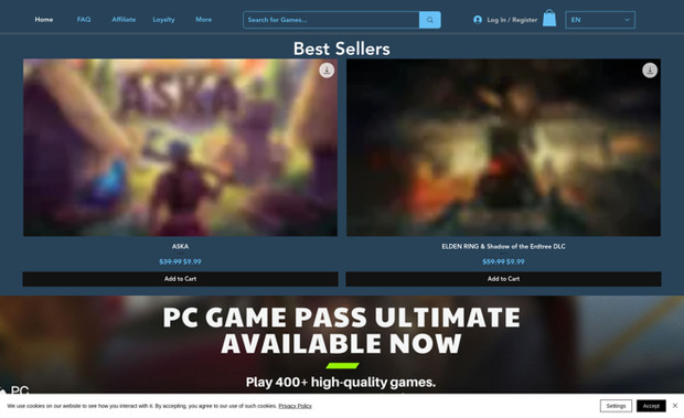 Steam Gaming Store: undefined