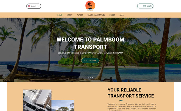 Palmboom Transport: Transportation Company website