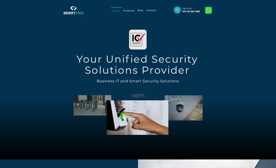 KeenTeQ: Security integrator website