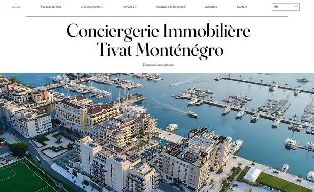 Conciergerie: Site responsive avec référencement SEO