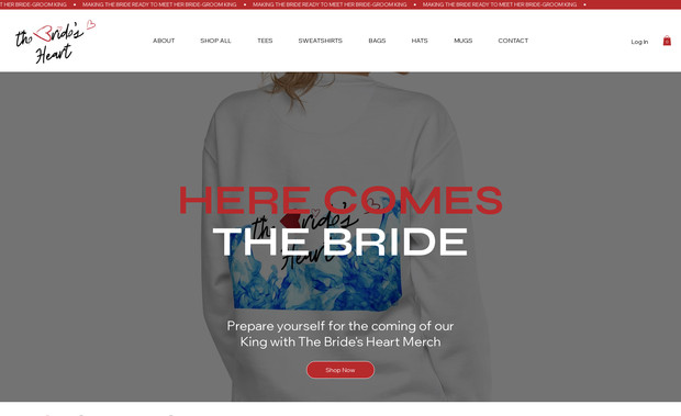 THE BRIDE'S HEART STOREFRONT: 