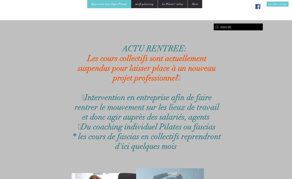 steph-pilates: Cours de pilates, de différents niveaux.