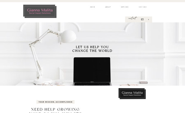 Gianna Malita : Website Refresh; SEO Optimization; Website Training